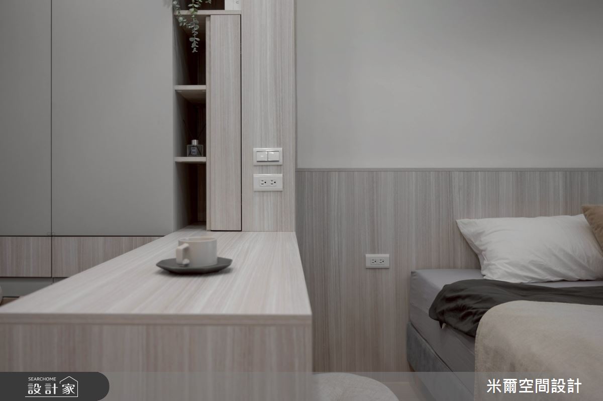 28坪新成屋(5年以下)＿現代風臥室案例圖片＿米爾空間設計＿米爾_學府首席_新竹市之39