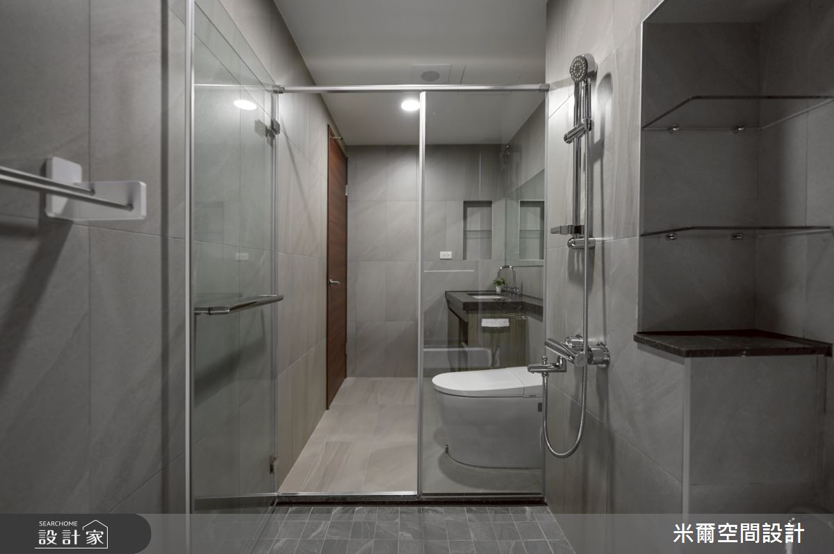 28坪新成屋(5年以下)＿現代風浴室案例圖片＿米爾空間設計＿米爾_學府首席_新竹市之48