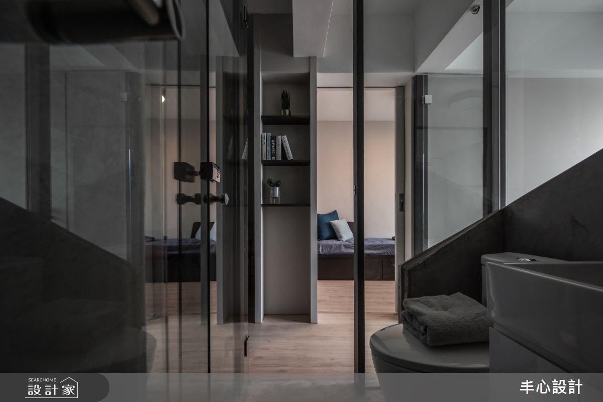 10坪老屋(31~40年)＿現代風浴室案例圖片＿丰心設計＿丰心_引光入室之10