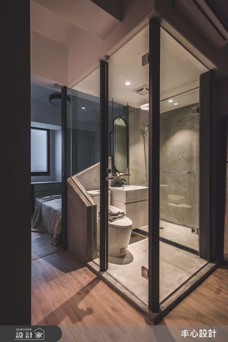 10坪老屋(31~40年)＿現代風浴室案例圖片＿丰心設計＿丰心_引光入室之14