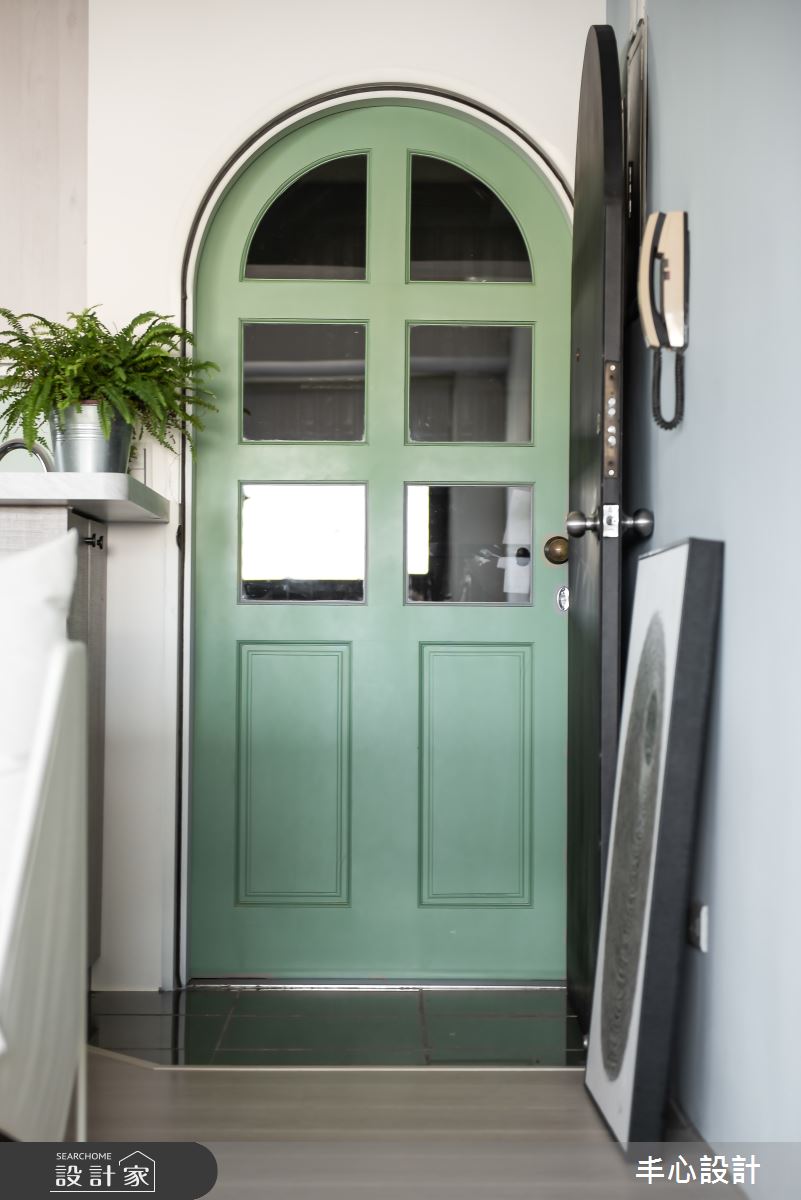 老屋(31~40年)＿混搭風玄關案例圖片＿丰心設計＿丰心_拾樓之1
