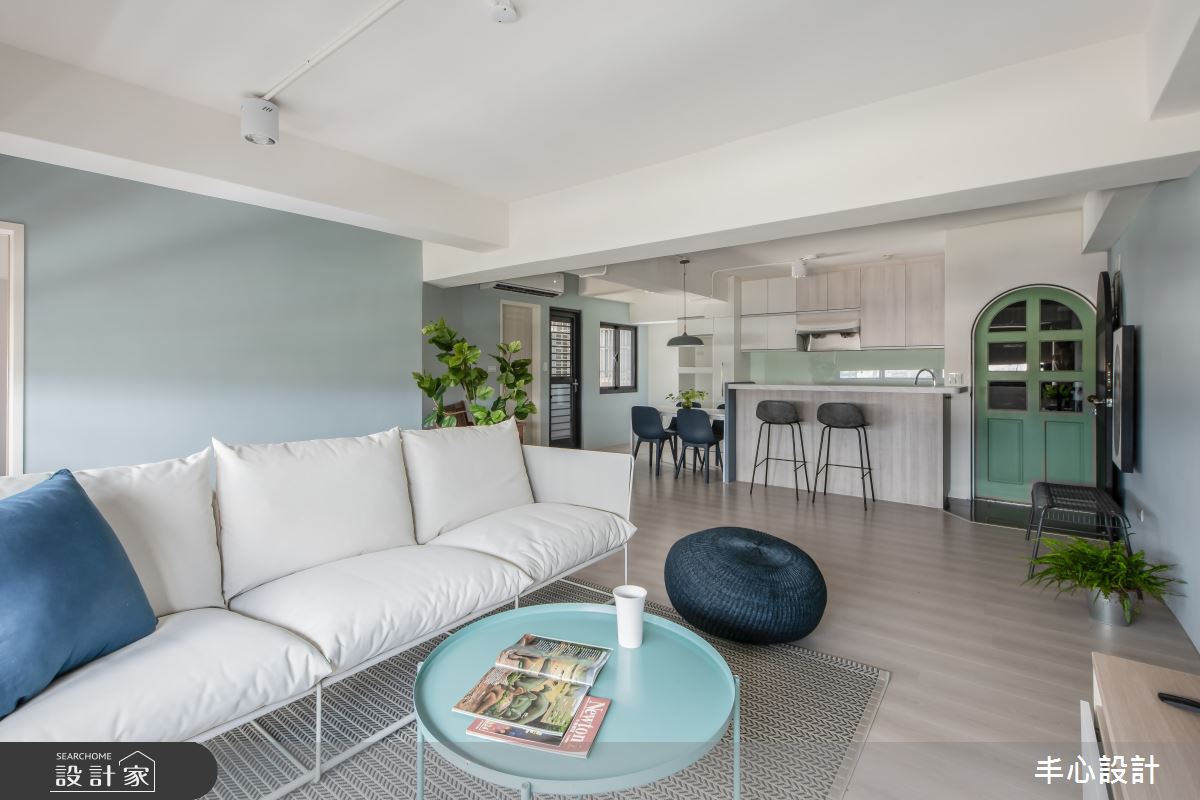 老屋(31~40年)＿混搭風客廳案例圖片＿丰心設計＿丰心_拾樓之2