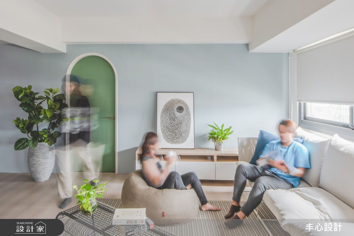 老屋(31~40年)＿混搭風客廳案例圖片＿丰心設計＿丰心_拾樓之14