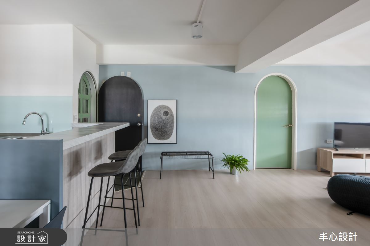 老屋(31~40年)＿混搭風吧檯案例圖片＿丰心設計＿丰心_拾樓之18