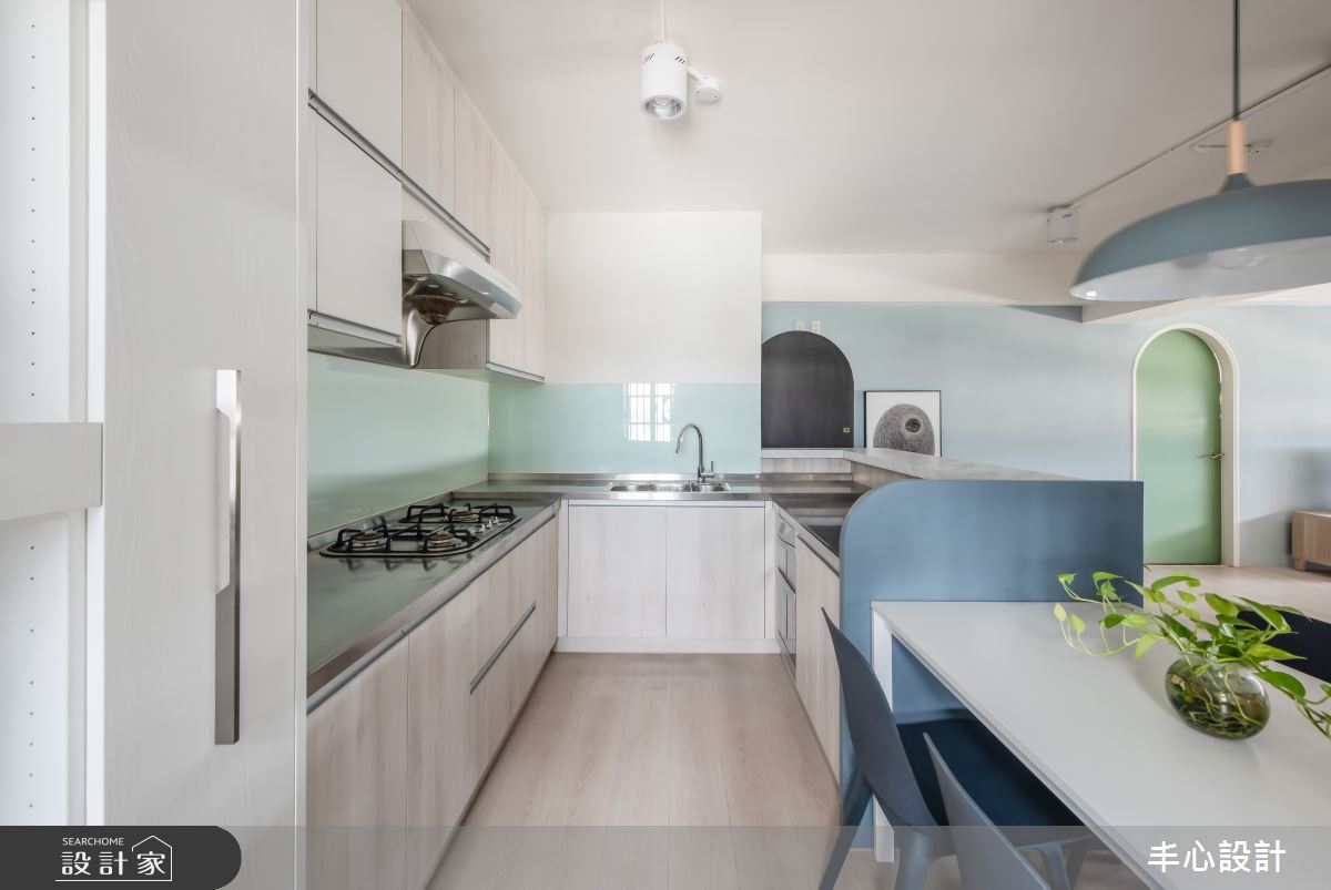 老屋(31~40年)＿混搭風廚房案例圖片＿丰心設計＿丰心_拾樓之20