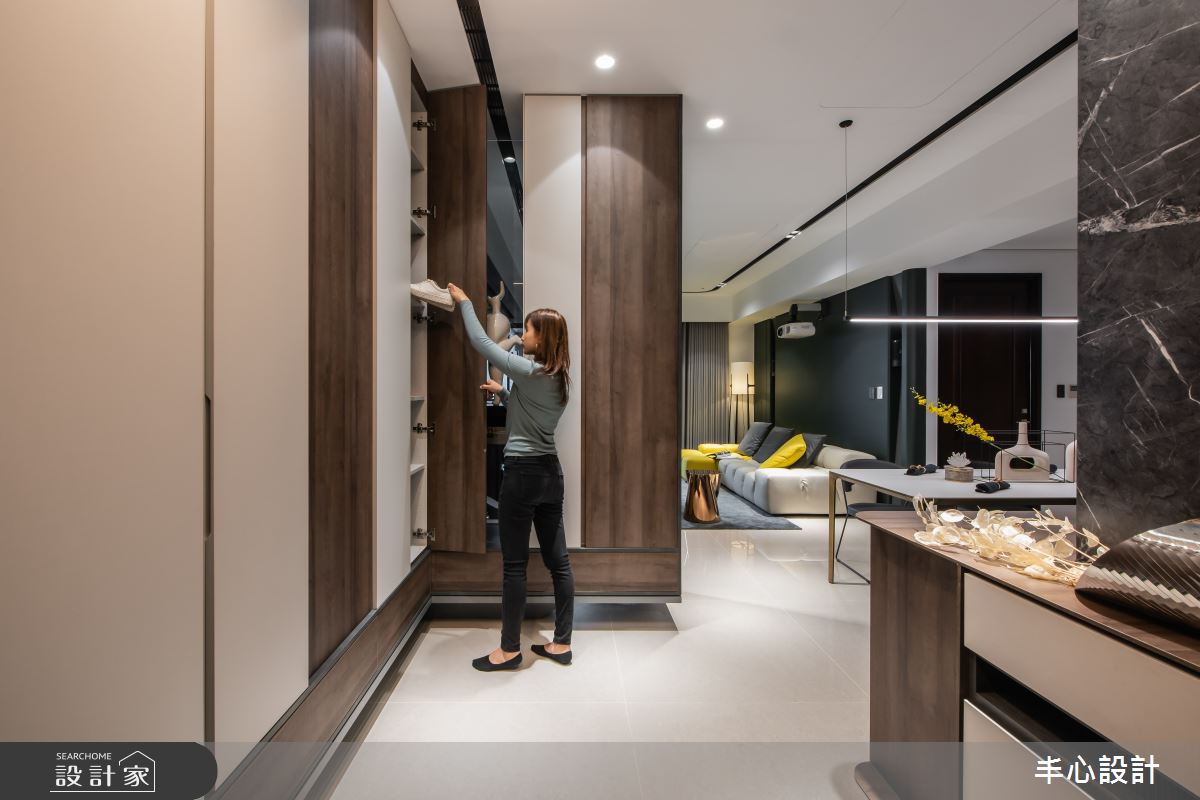 新成屋(5年以下)＿混搭風玄關案例圖片＿丰心設計＿丰心_世界之匯之4