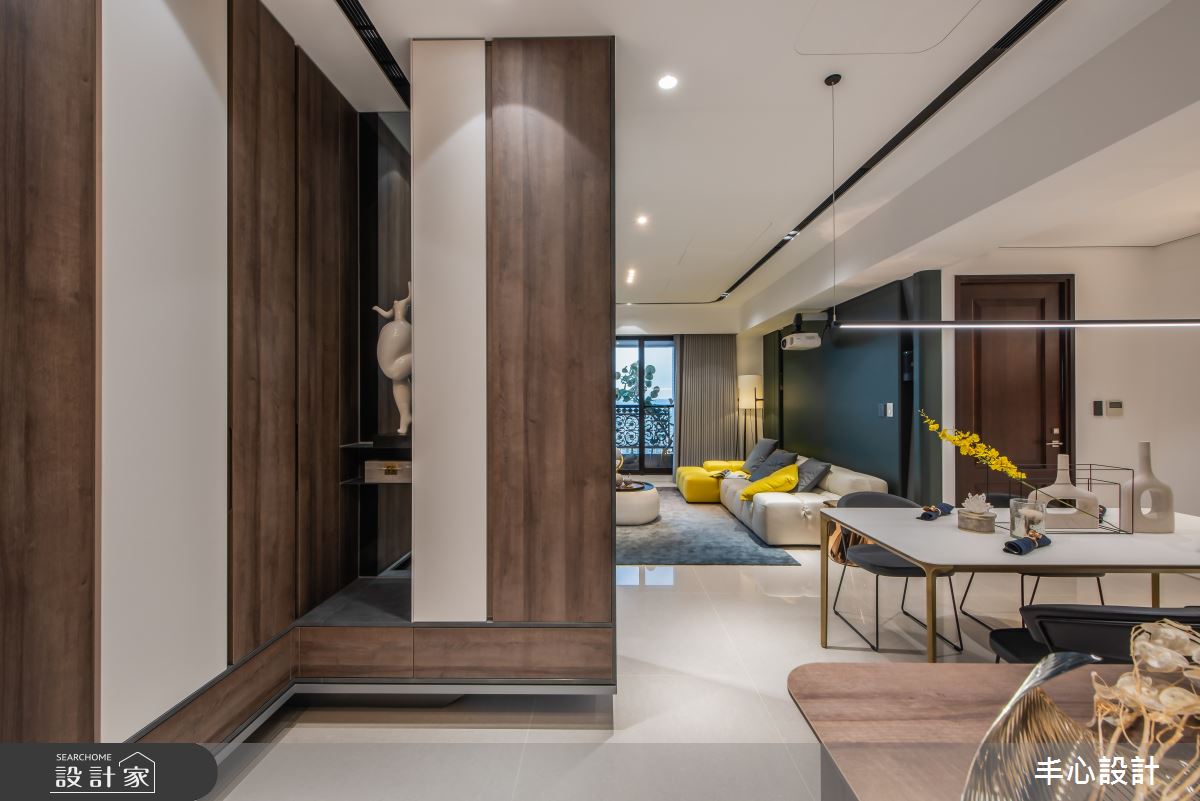 新成屋(5年以下)＿混搭風玄關案例圖片＿丰心設計＿丰心_世界之匯之7