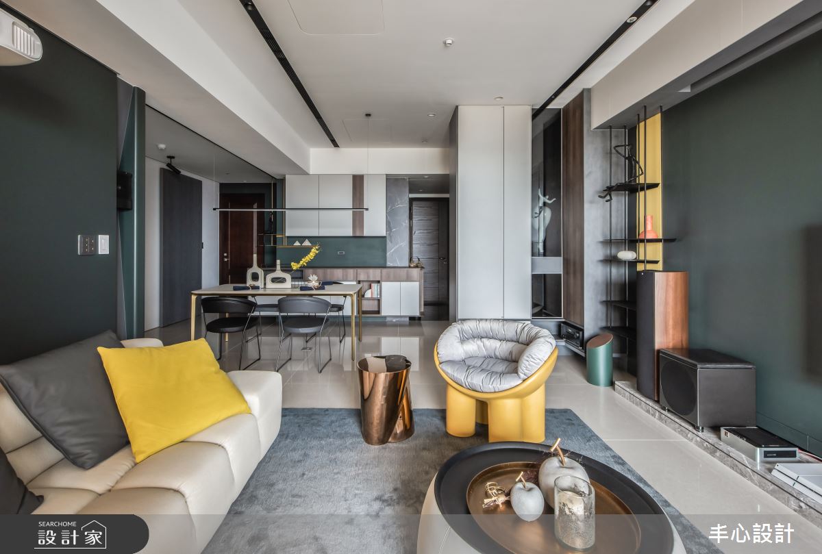 新成屋(5年以下)＿混搭風客廳案例圖片＿丰心設計＿丰心_世界之匯之10