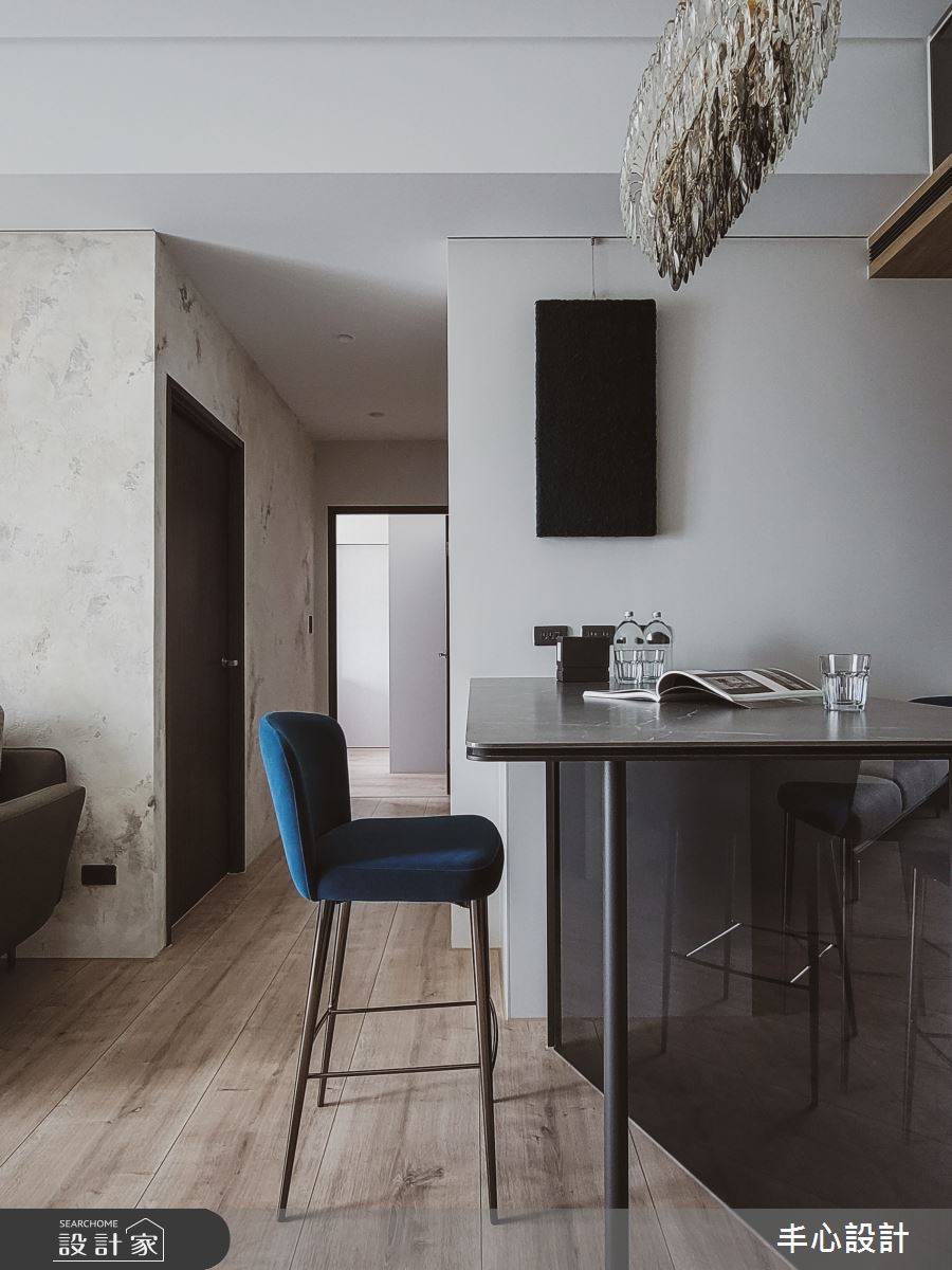 34坪新成屋(5年以下)＿現代風餐廳吧檯中島案例圖片＿丰心設計＿丰心_中山寓所之9