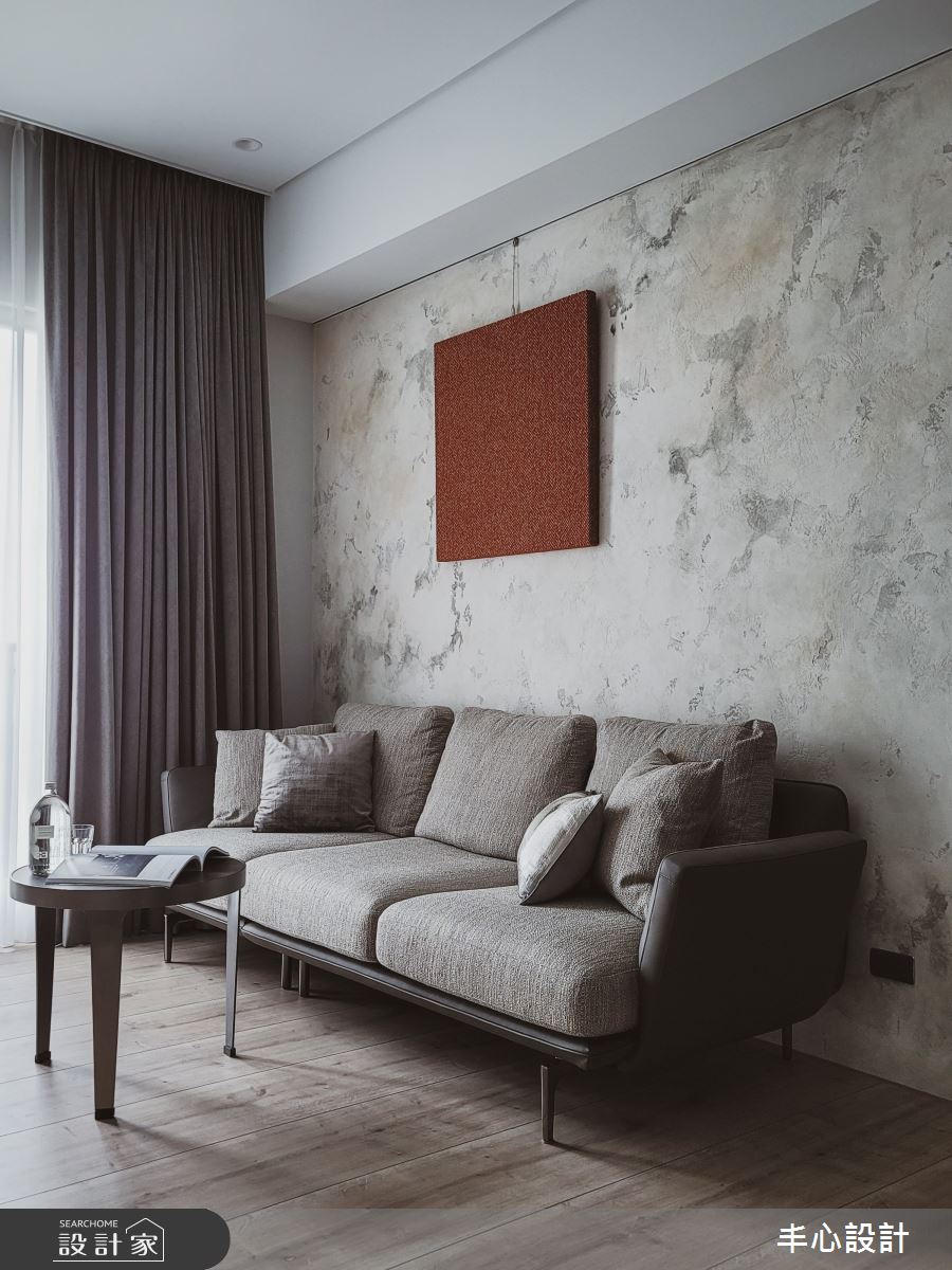34坪新成屋(5年以下)＿現代風客廳案例圖片＿丰心設計＿丰心_中山寓所之13