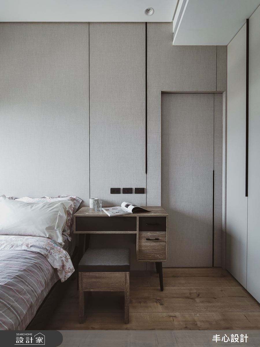 34坪新成屋(5年以下)＿現代風臥室案例圖片＿丰心設計＿丰心_中山寓所之21