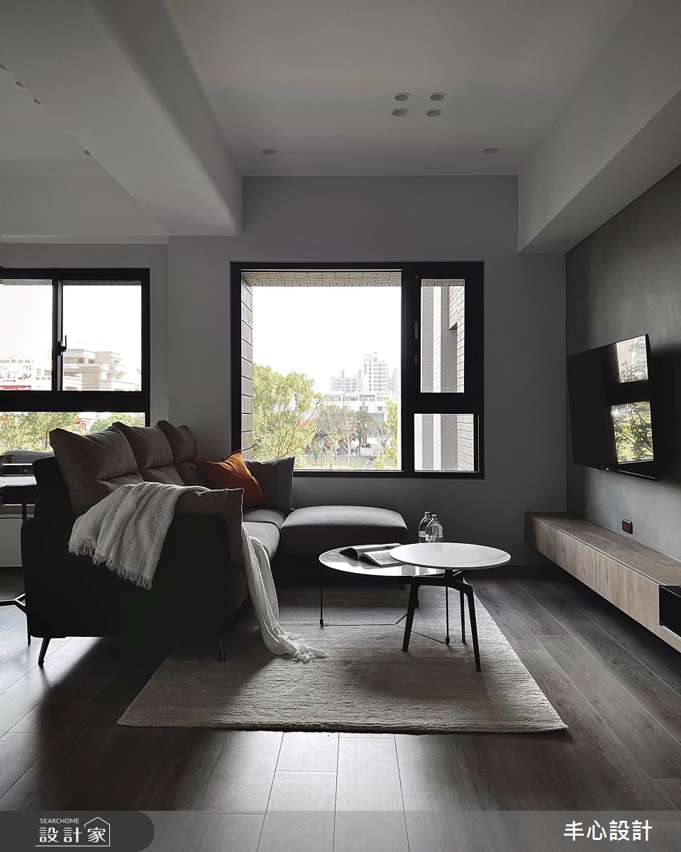 32坪新成屋(5年以下)＿現代風客廳案例圖片＿丰心設計＿丰心_精銳潮之7