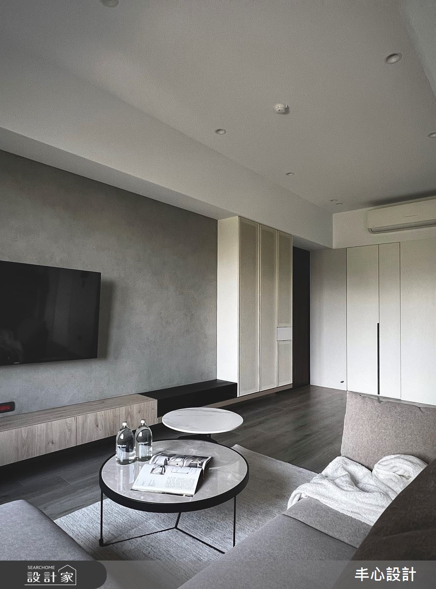 32坪新成屋(5年以下)＿現代風客廳案例圖片＿丰心設計＿丰心_精銳潮之3
