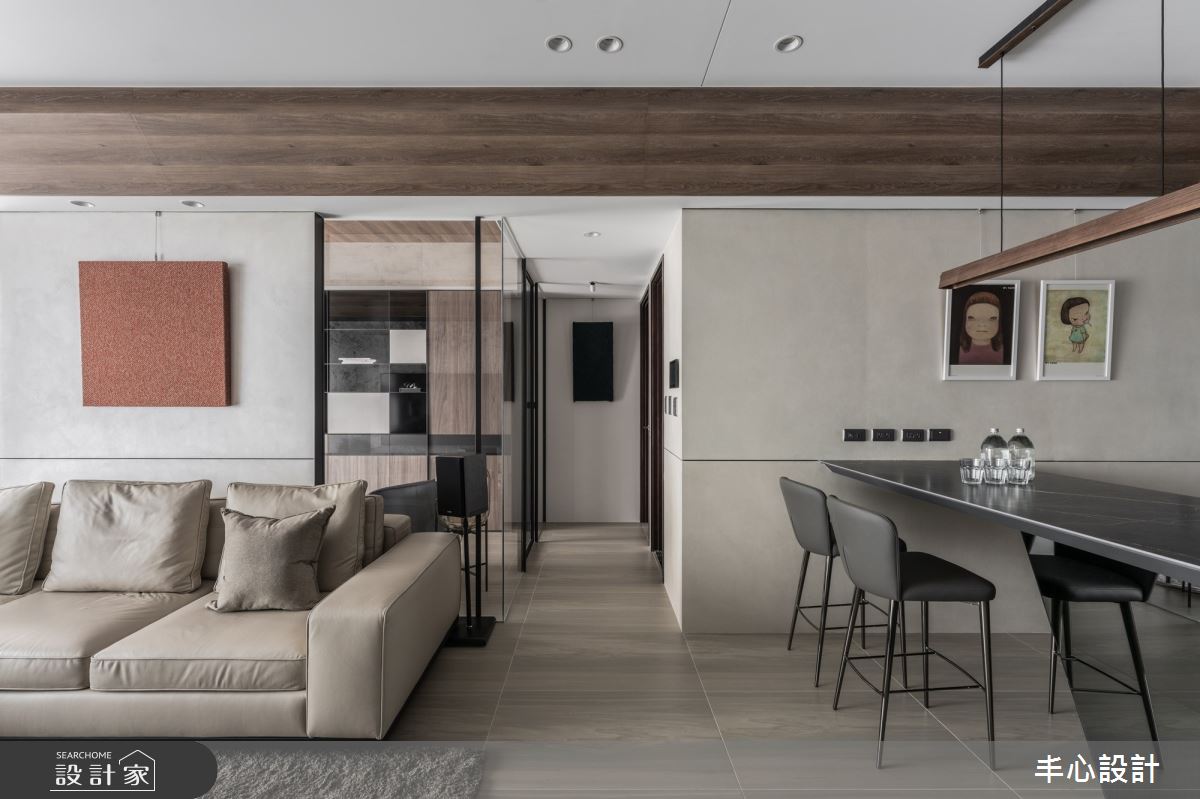 58坪新成屋(5年以下)＿現代風客廳案例圖片＿丰心設計＿丰心_歲暮山歌之4
