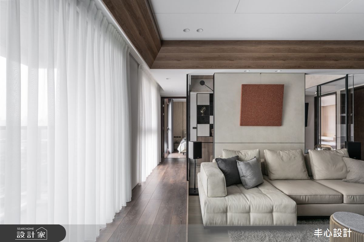 58坪新成屋(5年以下)＿現代風客廳案例圖片＿丰心設計＿丰心_歲暮山歌之6