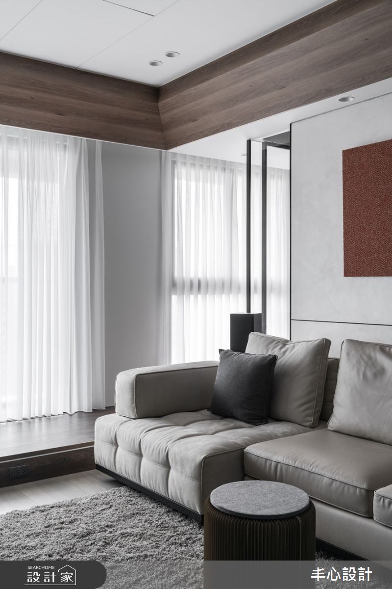 58坪新成屋(5年以下)＿現代風客廳案例圖片＿丰心設計＿丰心_歲暮山歌之8