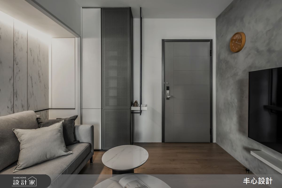 11坪中古屋(5~15年)＿現代風玄關客廳案例圖片＿丰心設計＿丰心_THE ONE之2