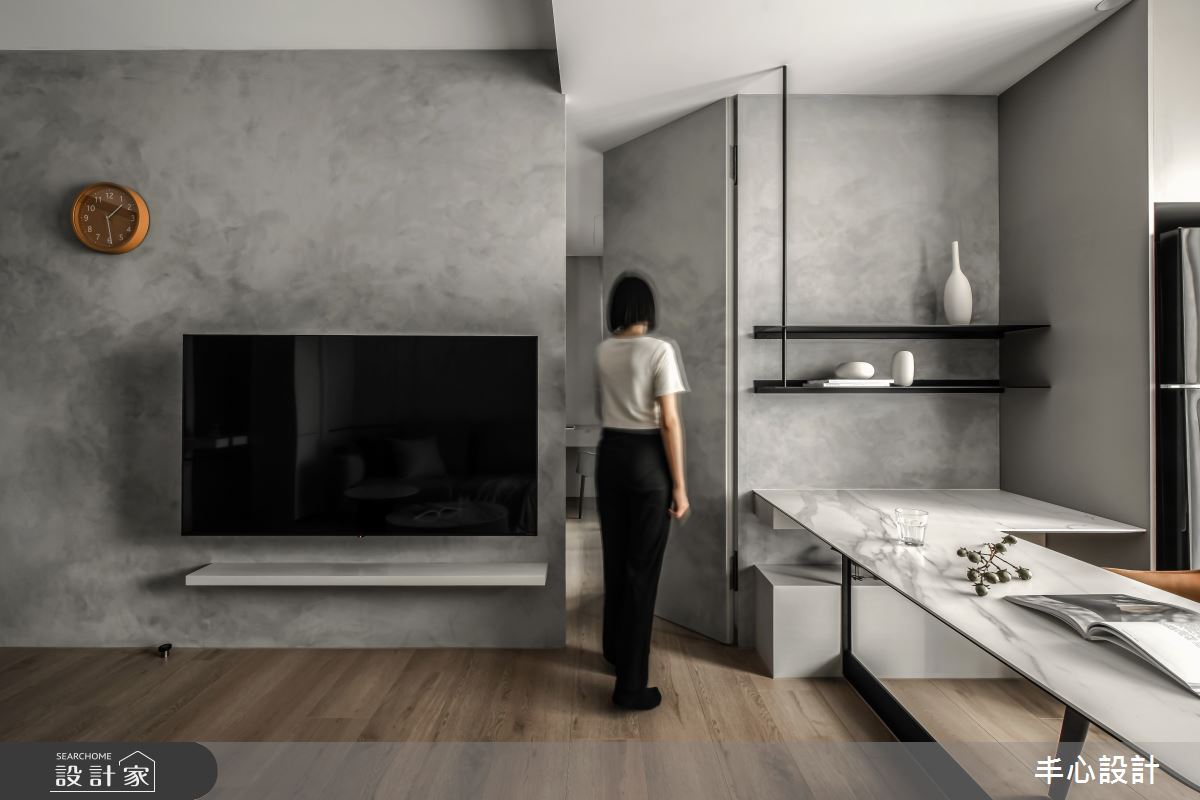 11坪中古屋(5~15年)＿現代風客廳餐廳案例圖片＿丰心設計＿丰心_THE ONE之6