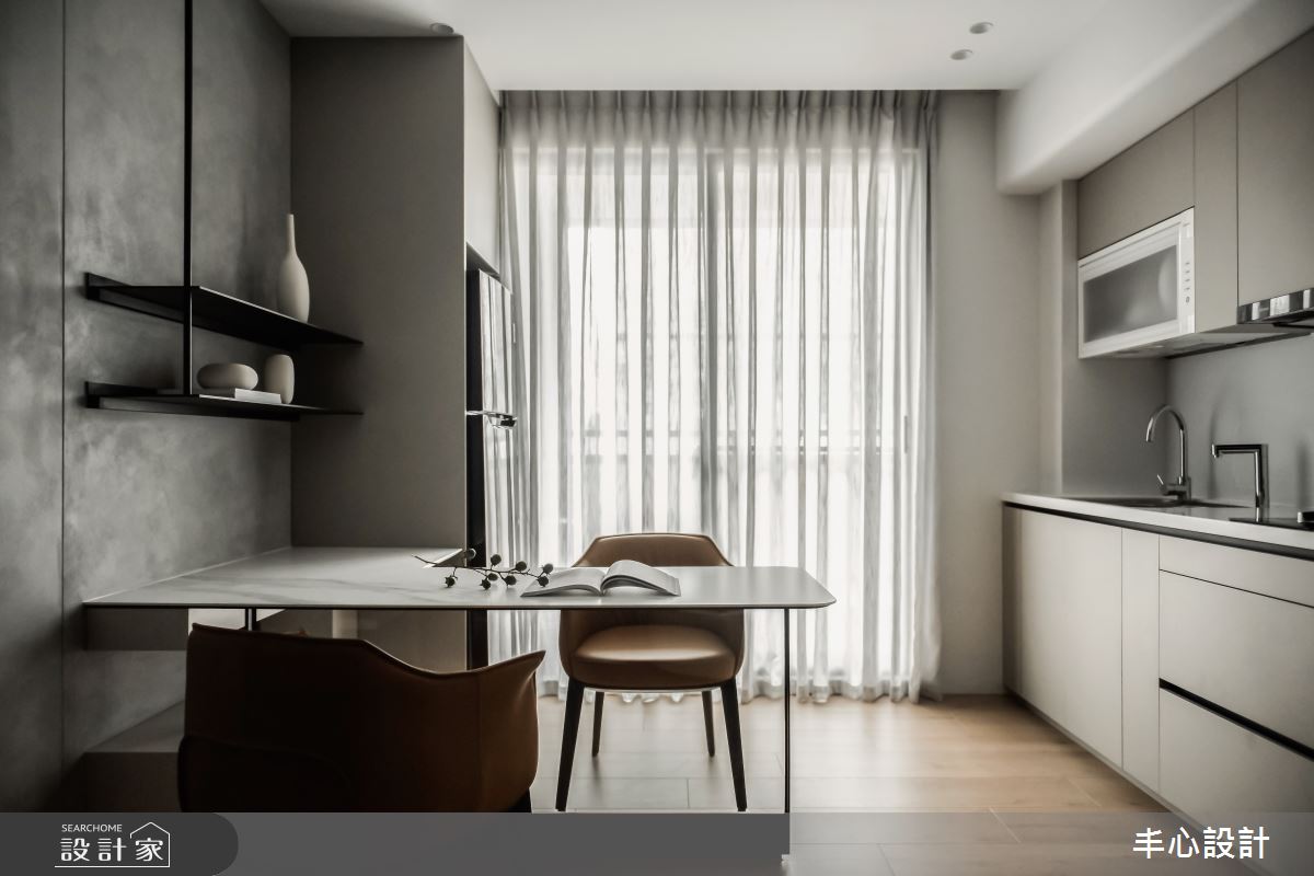 11坪中古屋(5~15年)＿現代風餐廳廚房案例圖片＿丰心設計＿丰心_THE ONE之12