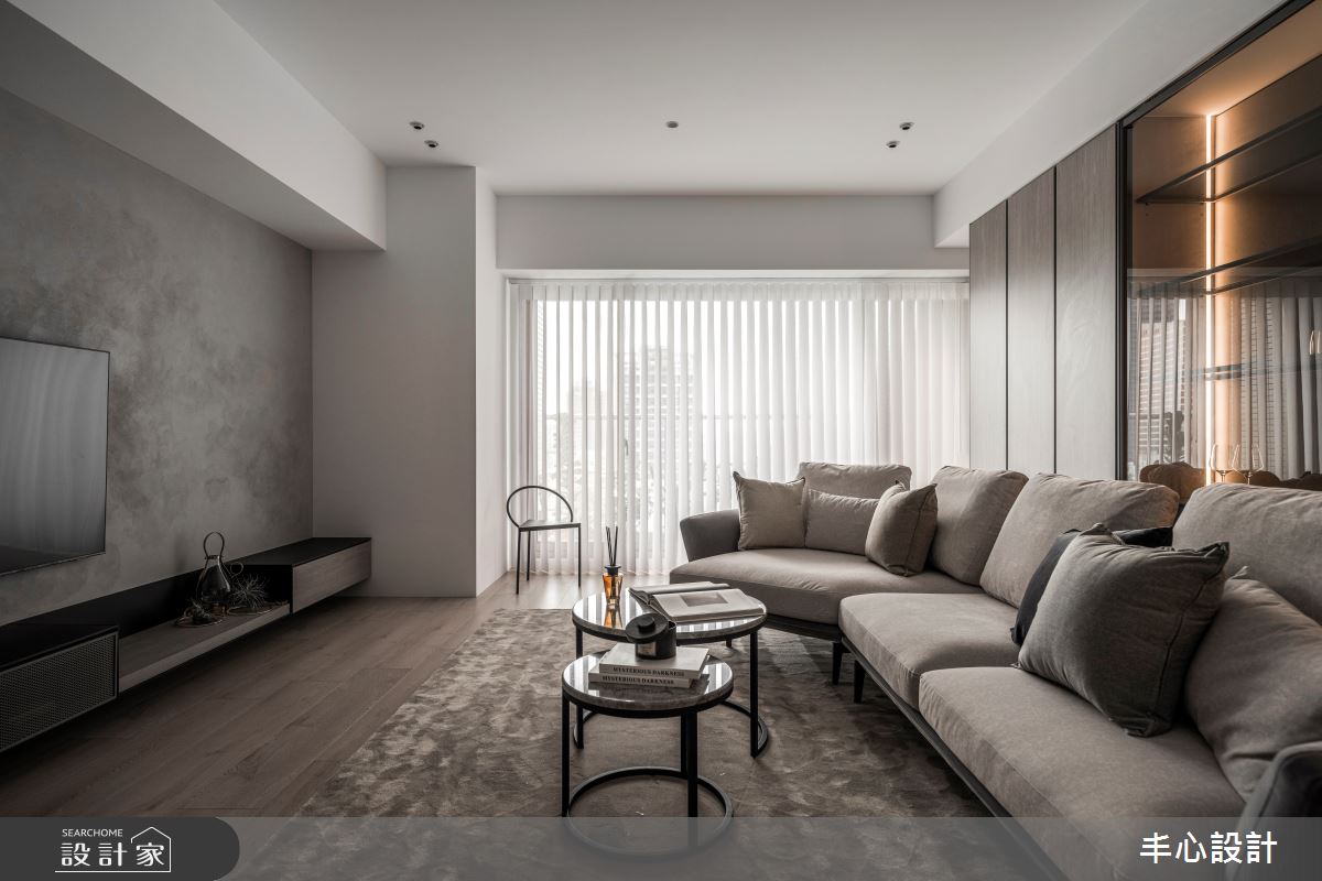 26坪新成屋(5年以下)＿現代風客廳案例圖片＿丰心設計＿丰心_DOPPLER EFFECT之7