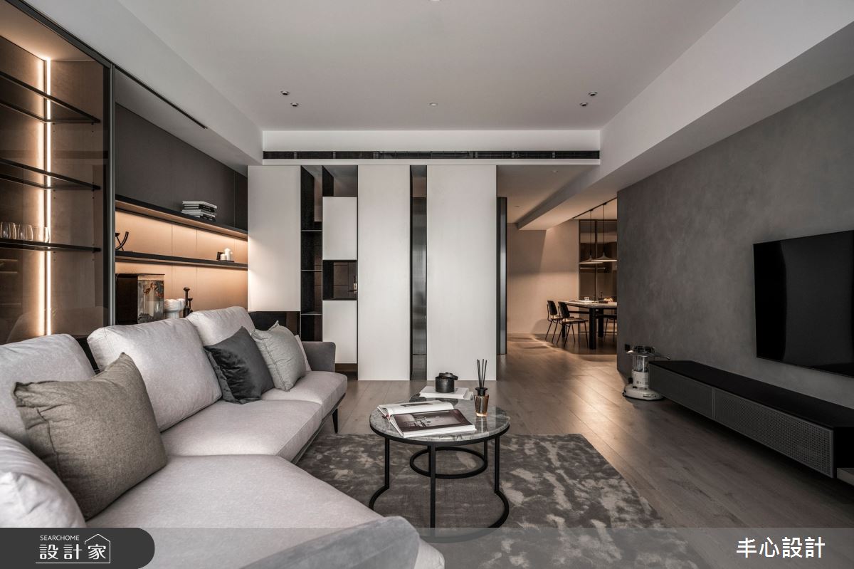 26坪新成屋(5年以下)＿現代風客廳案例圖片＿丰心設計＿丰心_DOPPLER EFFECT之9