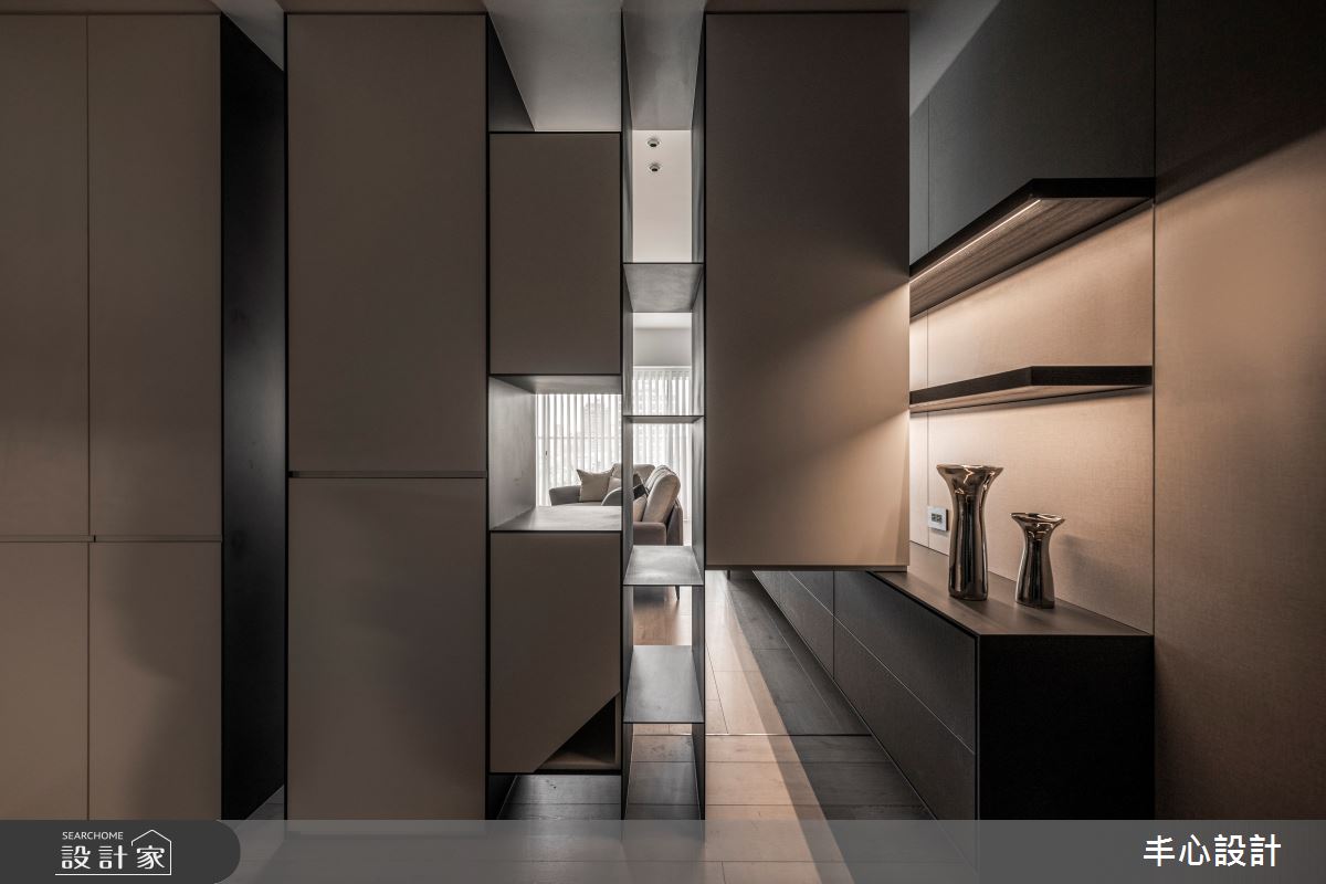 26坪新成屋(5年以下)＿現代風玄關案例圖片＿丰心設計＿丰心_DOPPLER EFFECT之1