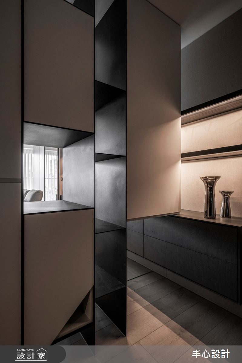 26坪新成屋(5年以下)＿現代風玄關案例圖片＿丰心設計＿丰心_DOPPLER EFFECT之2