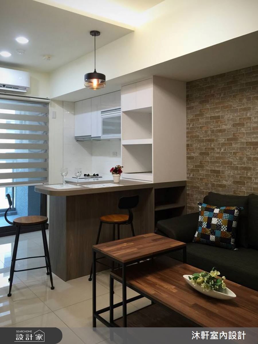 新成屋(5年以下)＿工業風客廳吧檯案例圖片＿沐軒室內設計工作坊＿沐軒_01之4