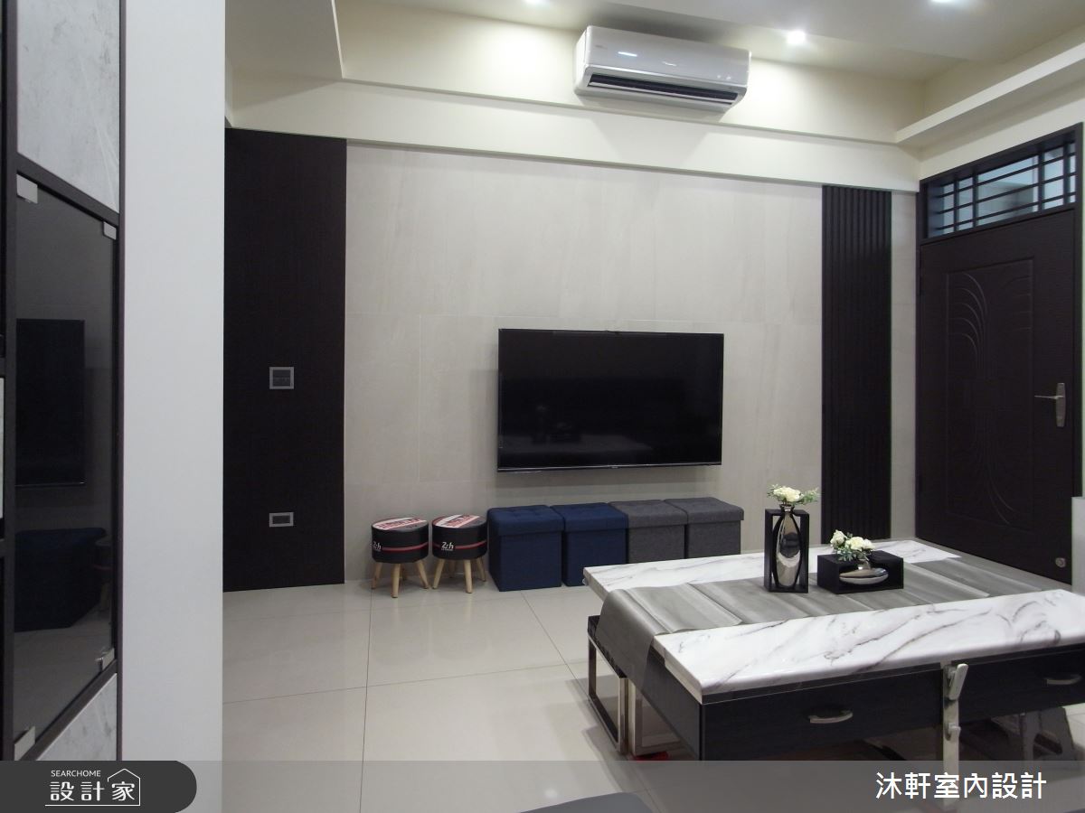 52坪新成屋(5年以下)＿現代風客廳案例圖片＿沐軒室內設計工作坊＿沐軒_02之4