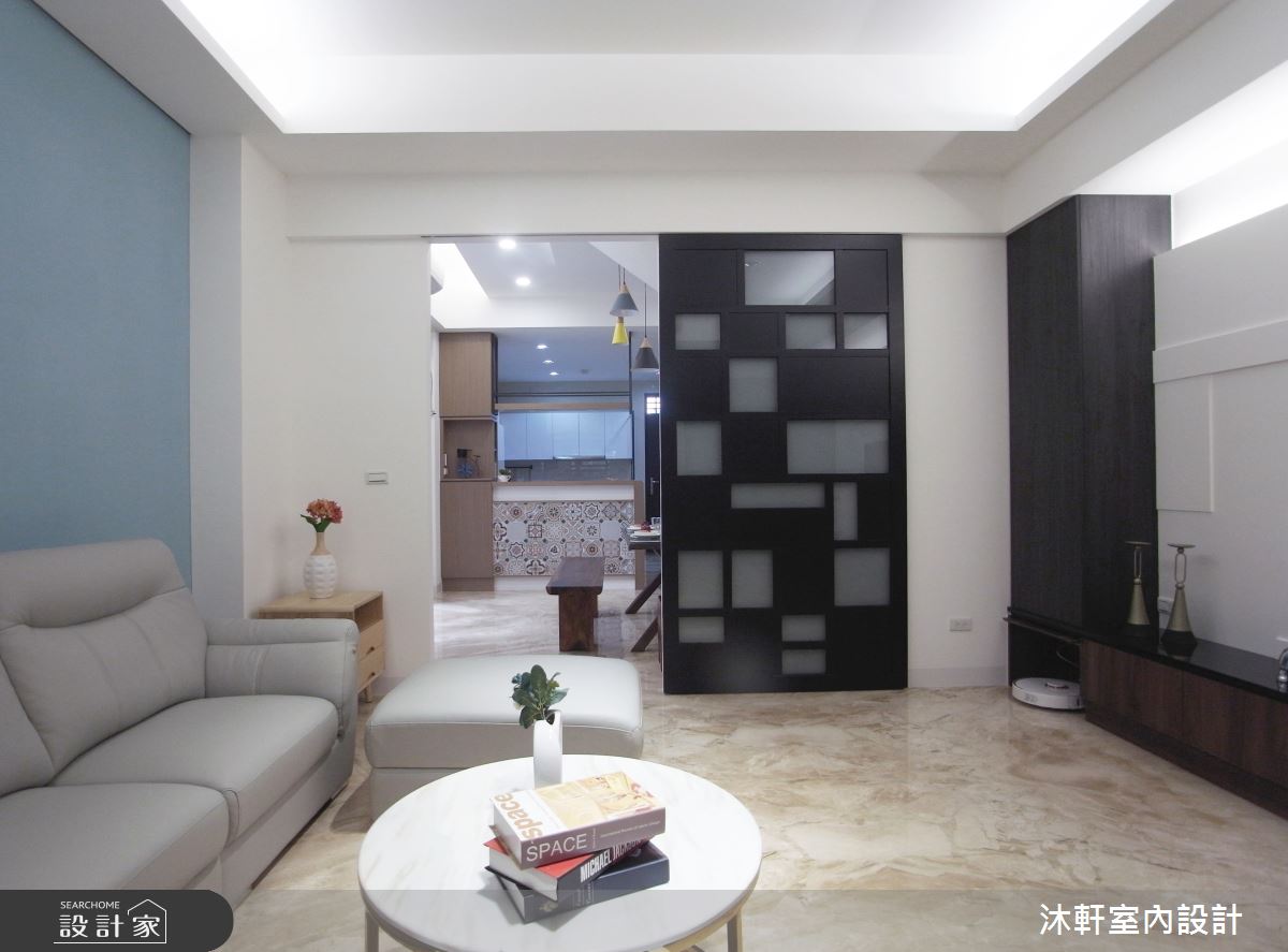 52坪新成屋(5年以下)＿現代風客廳案例圖片＿沐軒室內設計工作坊＿沐軒_03之3