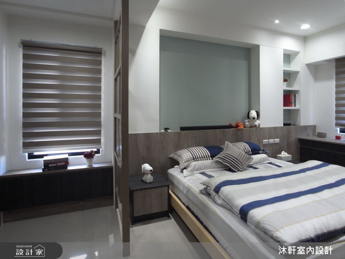 52坪新成屋(5年以下)＿現代風臥室案例圖片＿沐軒室內設計工作坊＿沐軒_03之16