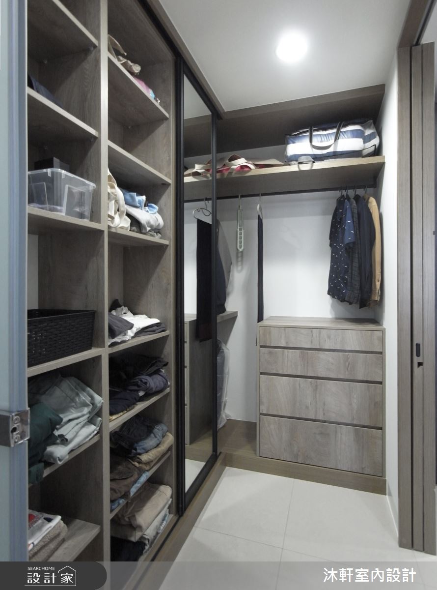 52坪新成屋(5年以下)＿現代風更衣間案例圖片＿沐軒室內設計工作坊＿沐軒_03之20