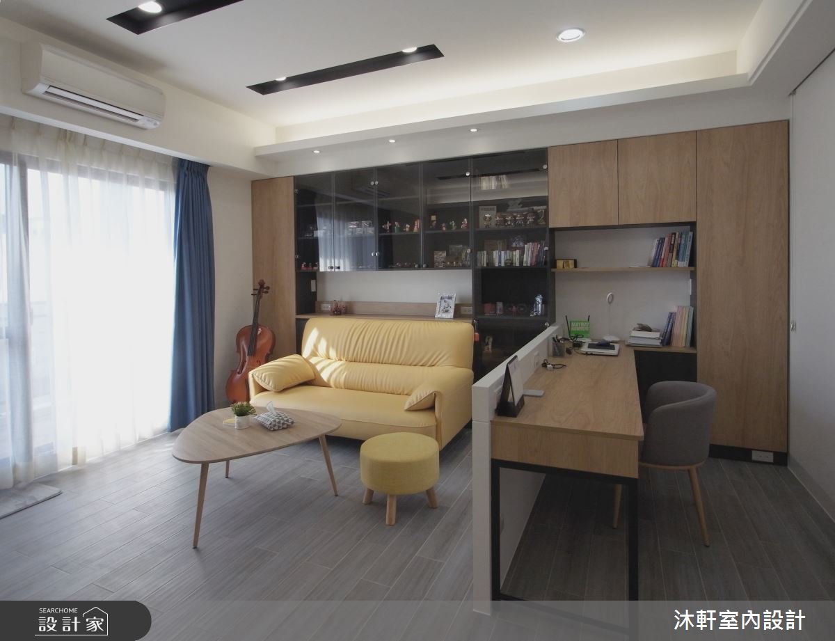 52坪新成屋(5年以下)＿混搭風客廳書房案例圖片＿沐軒室內設計工作坊＿沐軒_04之18