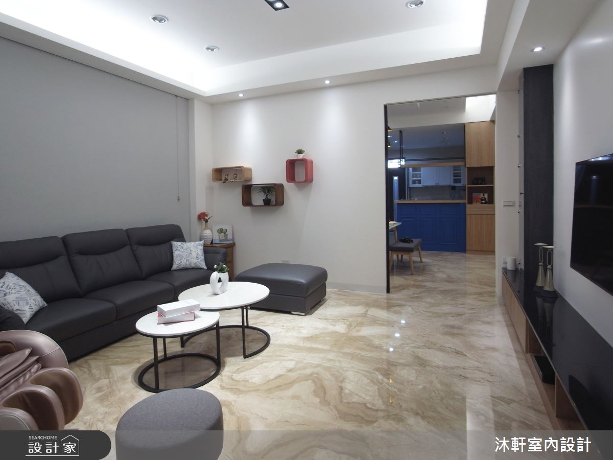 52坪新成屋(5年以下)＿混搭風客廳案例圖片＿沐軒室內設計工作坊＿沐軒_04之5