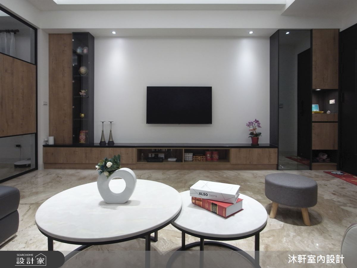 52坪新成屋(5年以下)＿混搭風客廳案例圖片＿沐軒室內設計工作坊＿沐軒_04之1