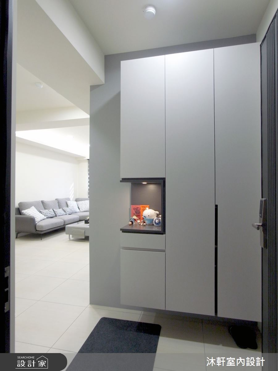 27坪新成屋(5年以下)＿現代風玄關案例圖片＿沐軒室內設計工作坊＿沐軒_07之2