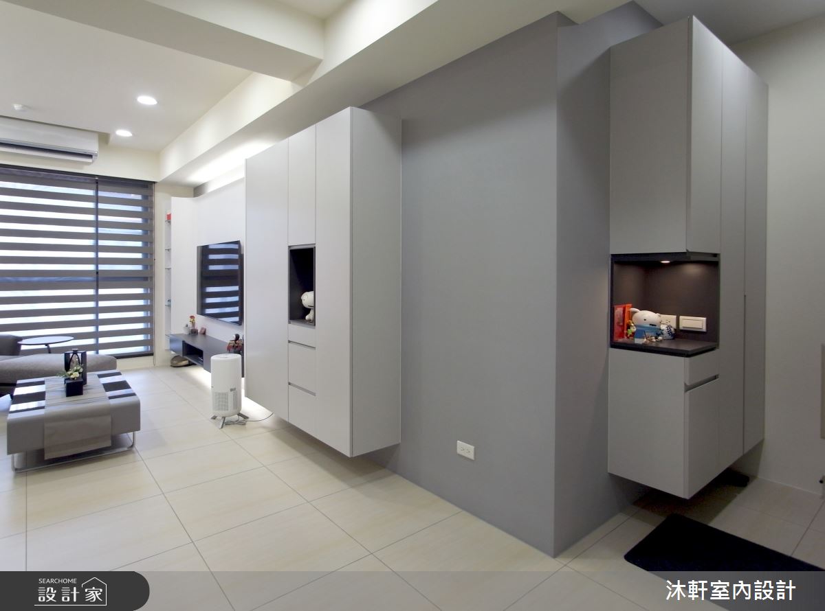 27坪新成屋(5年以下)＿現代風玄關案例圖片＿沐軒室內設計工作坊＿沐軒_07之1