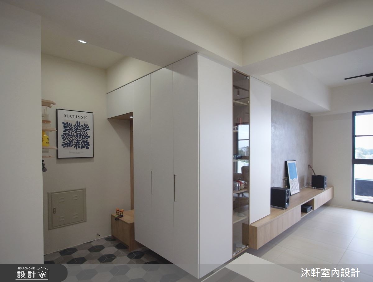 30坪新成屋(5年以下)＿休閒風玄關案例圖片＿沐軒室內設計工作坊＿沐軒_08之1