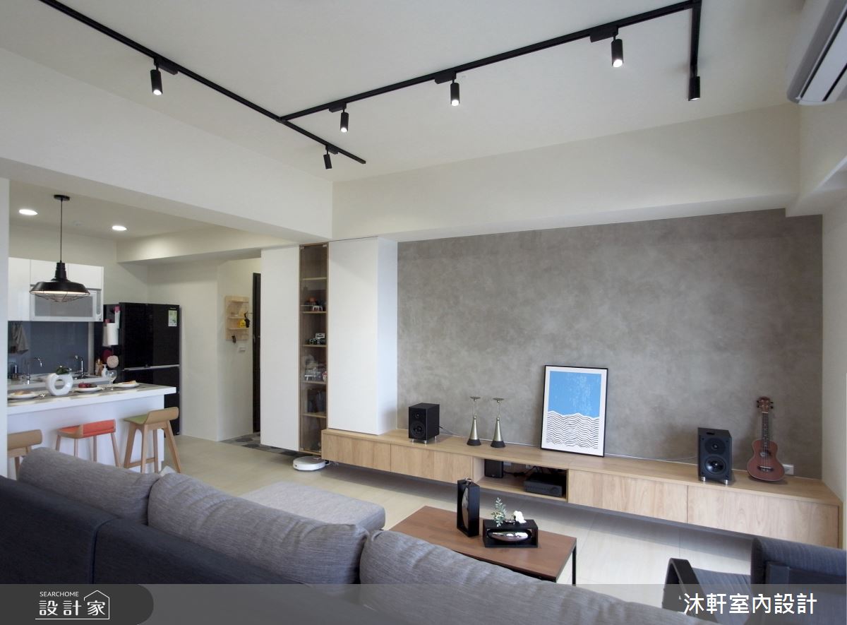 30坪新成屋(5年以下)＿休閒風客廳案例圖片＿沐軒室內設計工作坊＿沐軒_08之6