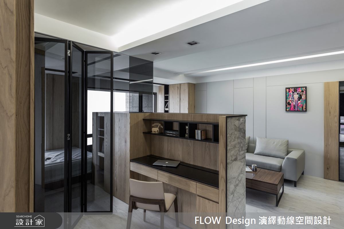 24坪新成屋(5年以下)＿北歐風書房案例圖片＿演繹動線設計公司＿演繹動線_02之4