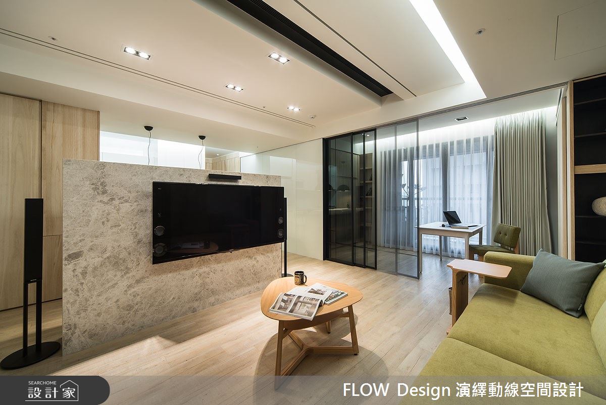 27坪新成屋(5年以下)＿現代風客廳案例圖片＿演繹動線設計公司＿演繹動線_04之3