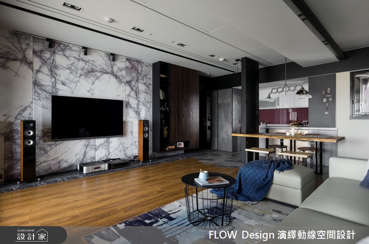 27坪新成屋(5年以下)＿現代風客廳案例圖片＿演繹動線設計公司＿演繹動線_05之3
