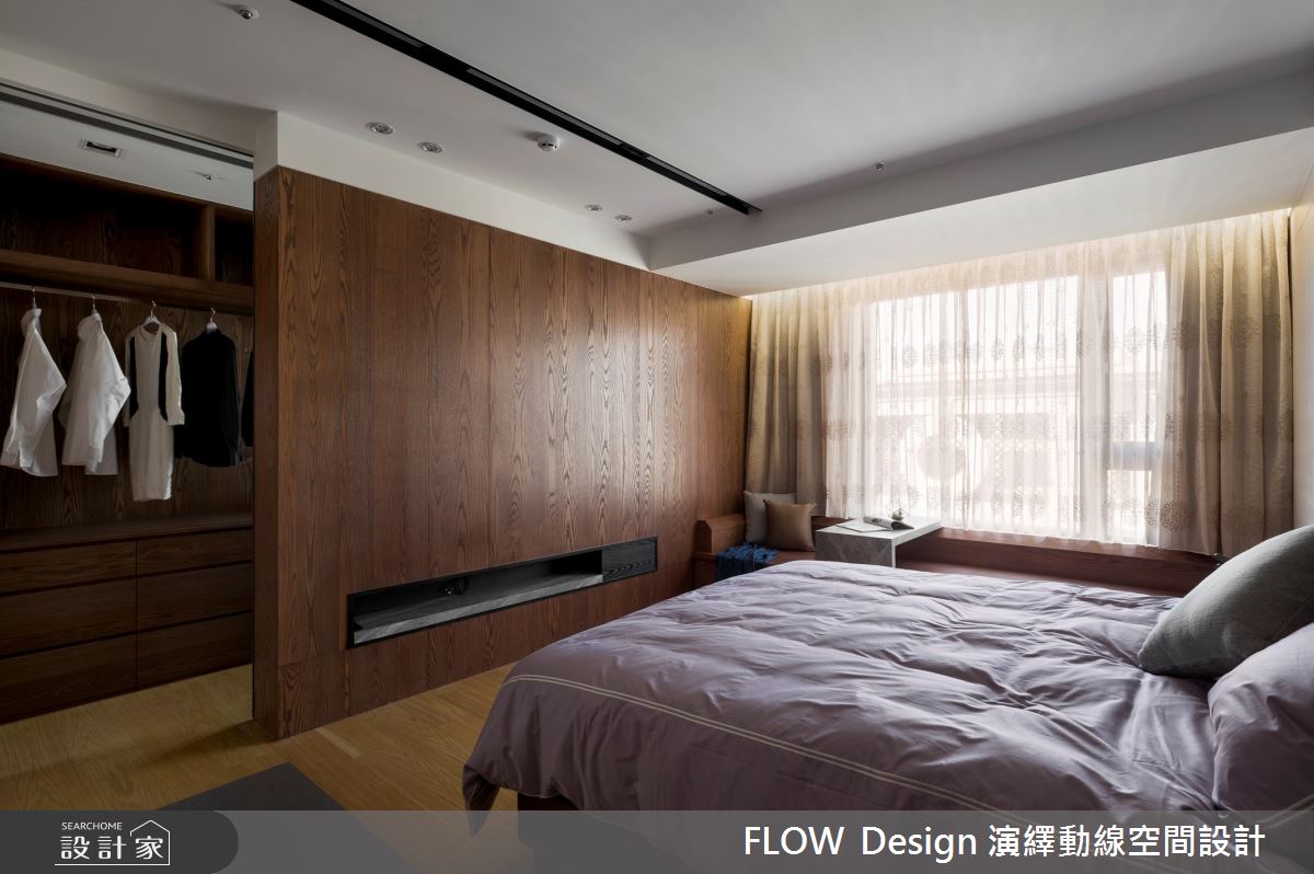 40坪新成屋(5年以下)＿現代風臥室臥榻案例圖片＿演繹動線設計公司＿演繹動線_07之11