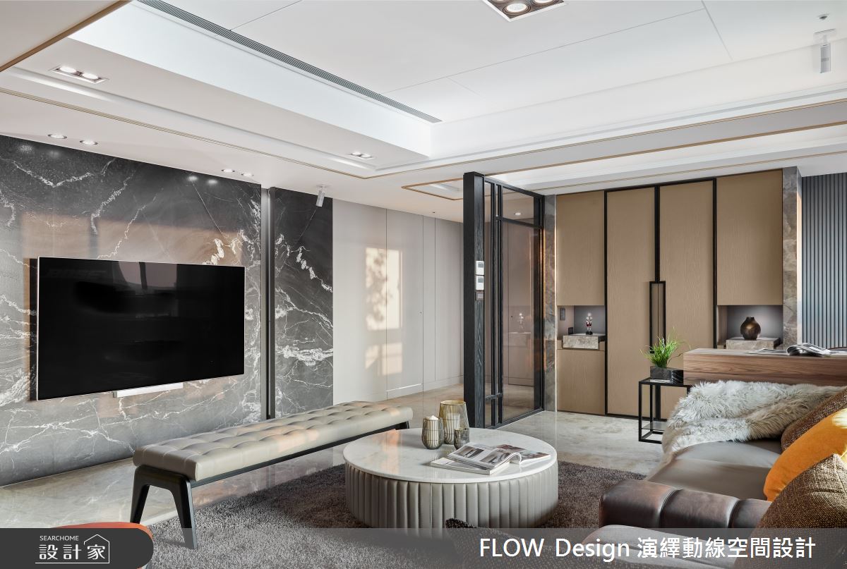 66坪新成屋(5年以下)＿現代風客廳案例圖片＿演繹動線設計公司＿演繹動線_10之3