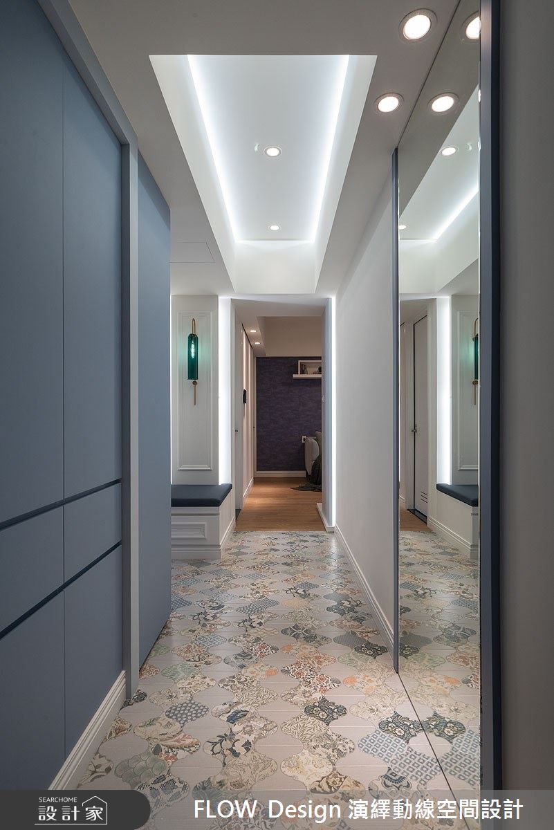 16坪新成屋(5年以下)＿美式風玄關案例圖片＿演繹動線設計公司＿演繹動線_14之1