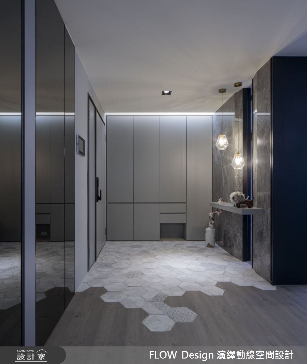37坪新成屋(5年以下)＿簡約風玄關案例圖片＿演繹動線設計公司＿演繹動線_16之1