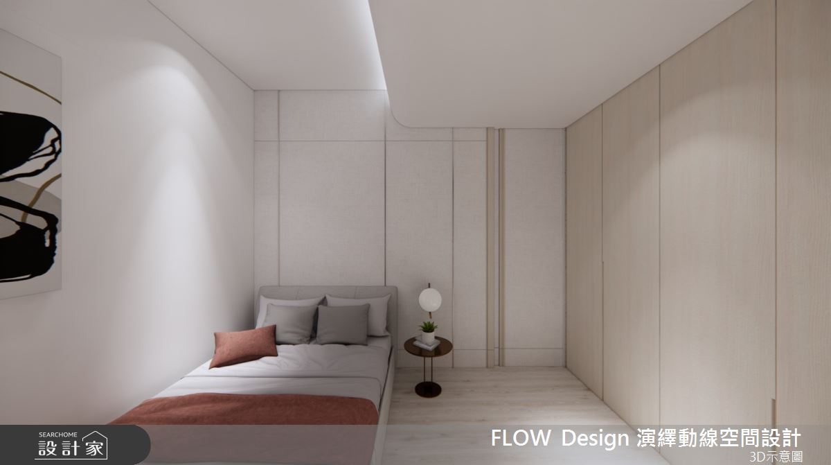75坪新成屋(5年以下)＿簡約風臥室案例圖片＿演繹動線設計公司＿演繹動線_18之19