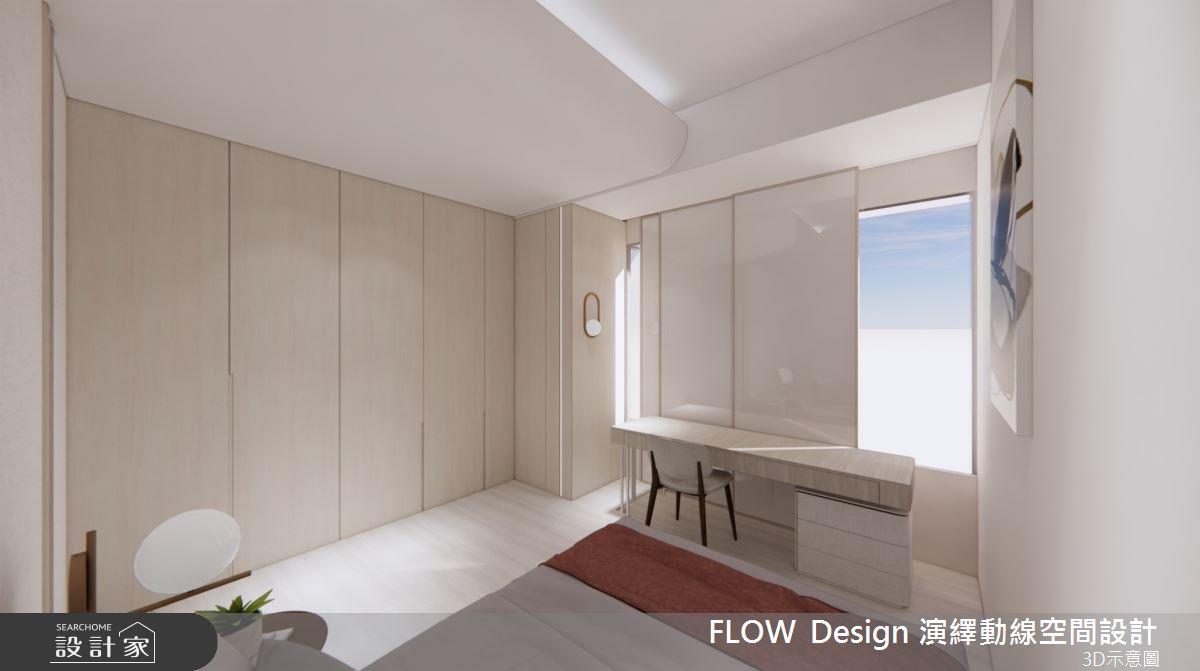 75坪新成屋(5年以下)＿簡約風臥室案例圖片＿演繹動線設計公司＿演繹動線_18之20