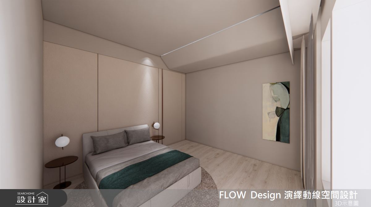 75坪新成屋(5年以下)＿簡約風臥室案例圖片＿演繹動線設計公司＿演繹動線_18之21