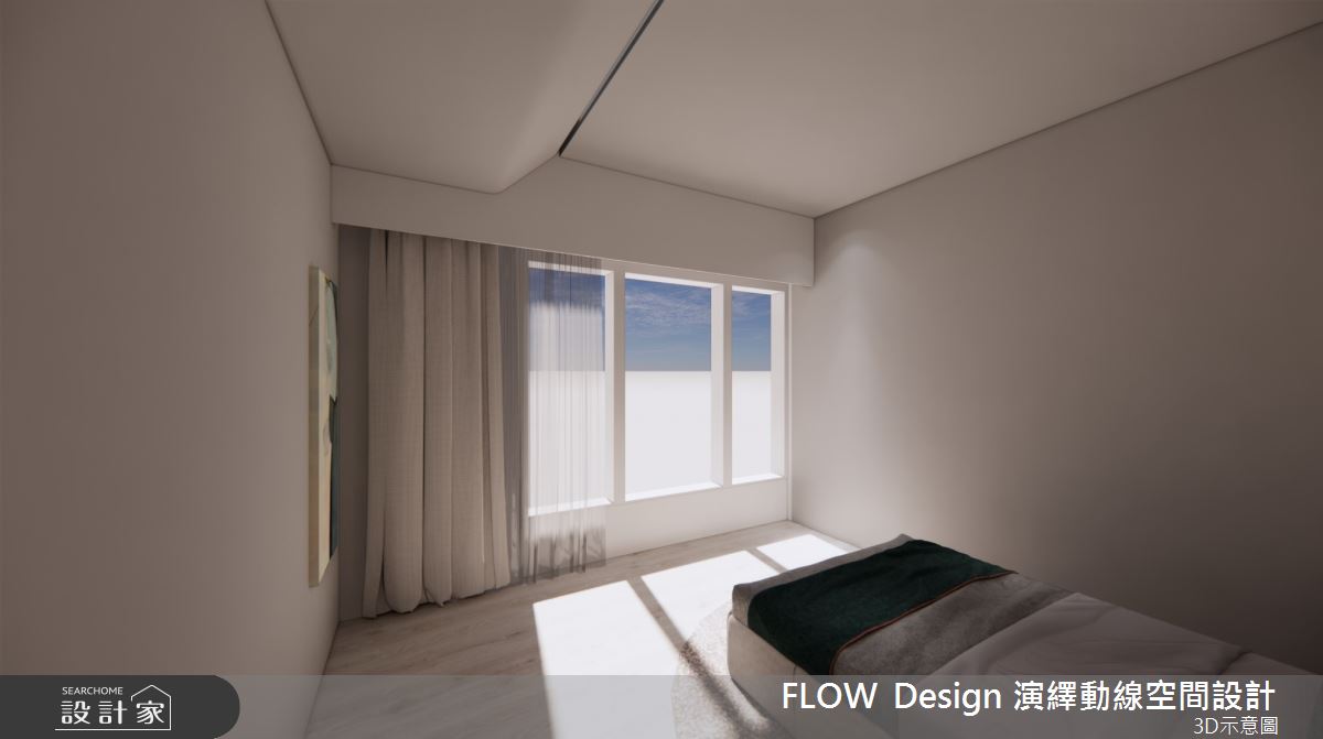 75坪新成屋(5年以下)＿簡約風臥室案例圖片＿演繹動線設計公司＿演繹動線_18之22